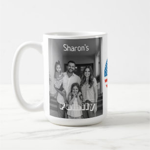 Eleganter personalisierter Bild- und Textstil Kaffeetasse