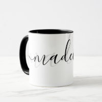 Eleganter Personalisierter Chic Modernes Grau und