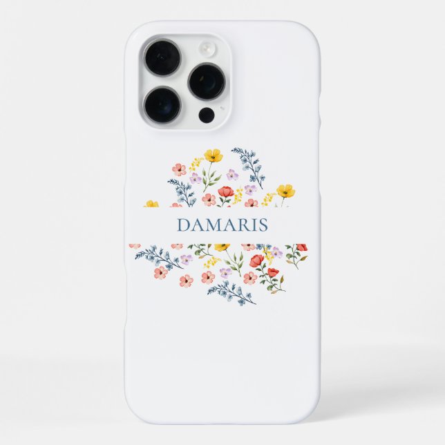 Eleganter Personalisierter Fall iPhone Hülle (Rückseite)