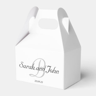 Eleganter personalisierter geschenkschachtel