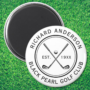 Eleganter Personalisierter Golfclub Magnet