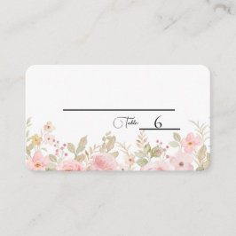 Eleganter Personalisierter Hochzeitstisch für Flor Platzkarte