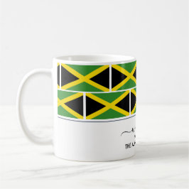 Eleganter Personalisierter JAMAICA FLAG Willkommen Kaffeetasse