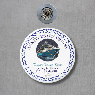 Eleganter personalisierter Jubiläums-Kreuzfahrt-Ka Magnet