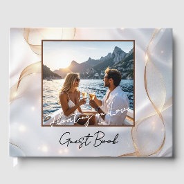 Eleganter Personalisierter Keepake für romantische Gästebuch