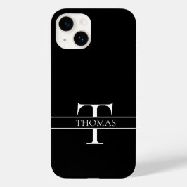 Eleganter Personalisierter Mit Monogramm Individue Case-Mate iPhone 14 Hülle
