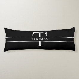 Eleganter Personalisierter Mit Monogramm Individue Seitenschläferkissen