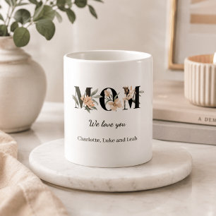 Eleganter personalisierter Mutter-Tasse-Geburtstag Kaffeetasse