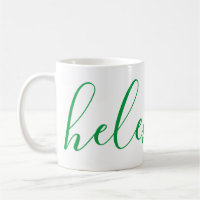 Eleganter Personalisierter Name Custom Kelly Green