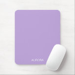 Eleganter Personalisierter Name des digitalen Lave Mousepad<br><div class="desc">Erweitern Sie Ihren Arbeitsplatz mit diesem eleganten und stilvollen Mousepad mit einem digitalen Lavendelhintergrund und Ihrem individuelle Name in sauberer, moderner Typografie. Dieses personalisierte Mousepad eignet sich sowohl für Zuhause als auch für Büroanwendungen und verleiht Ihrem Schreibtisch eine Touch von Eleganz und Individualität. Ein durchdachtes und funktionelles Geschenk für Studierende,...</div>