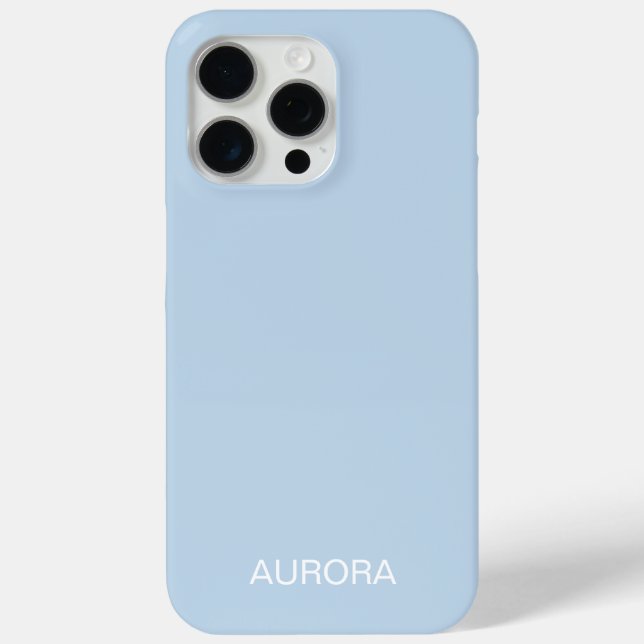Eleganter Personalisierter Name des Pulvers - Case-Mate iPhone Hülle (Rückseite)