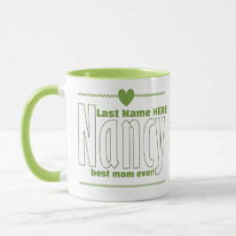 Eleganter Personalisierter Name "Nancy", Art des g Tasse