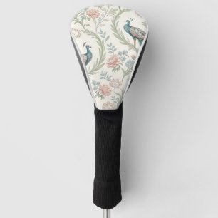 Eleganter Pfau Blumen Vintage (1) Golf Headcover