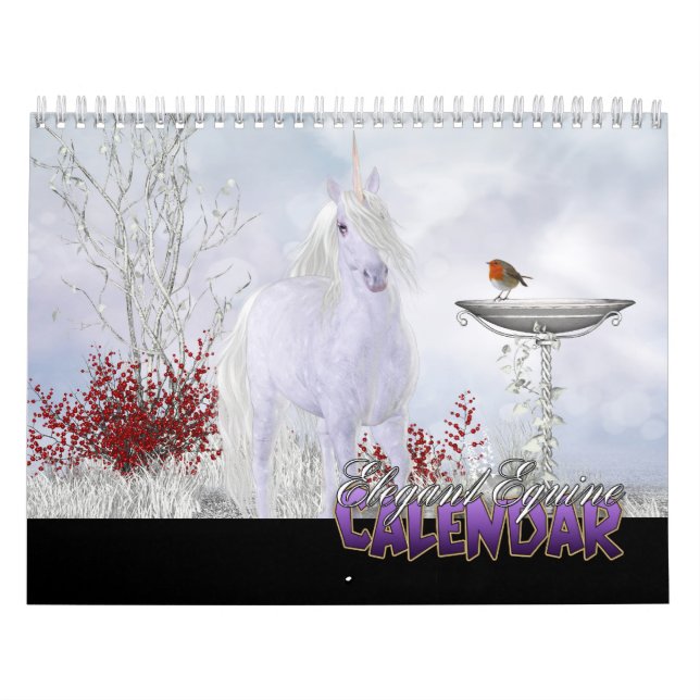 Eleganter pferdeartiger Kalender 2014 (Titelbild)