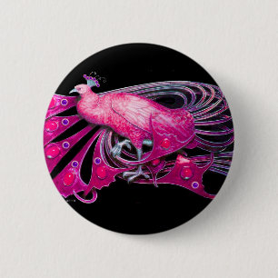 ELEGANTER PINK, FUCHSIA, SCHWARZ BUTTON