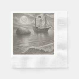 Eleganter Pirate Serviette