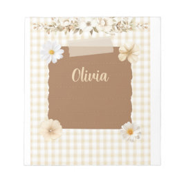 Eleganter Planer mit Akzenten für weiche Briefmark Notizblock