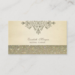Eleganter professioneller Chic Luxus, Glitter Spit Visitenkarte