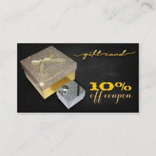 Eleganter Rabatt / Gutschein / Geschenkkarte / Wer