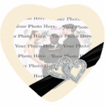Eleganter Rahmen aus schwarzem Diamond-Foto Freistehende Fotoskulptur<br><div class="desc">Erleben Sie den wertvollen Augenblick Ihres besonderen Tages mit diesem hübschen Foto. Fügen Sie Ihre eigene Hochzeit Foto in das Feld zur Verfügung gestellt.</div>