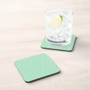 Eleganter Raindrop Design Hard-Kunststoff-Unterset Getränkeuntersetzer