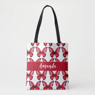 Eleganter Red Butterly Pattern Name