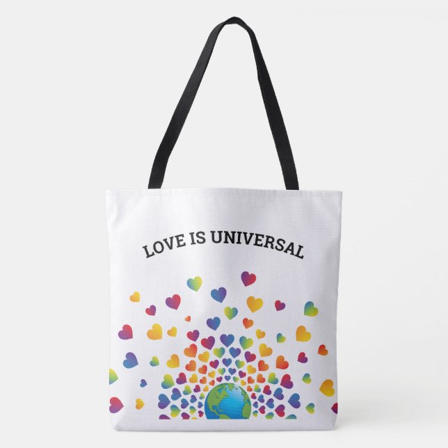Eleganter Regenbogen von Herzdesign (Vorderseite)