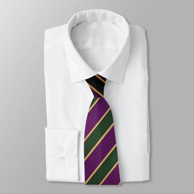 Eleganter Regimentsstil Krawatte (Gebunden)