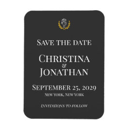 Eleganter Reitsport Save-the-Date-Magnet Magnet