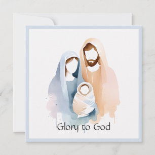 Eleganter religiöser Ruhm zu Christlichen Weihnach Feiertagskarte