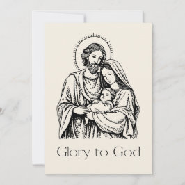 Eleganter religiöser Ruhm zu Christlichen Weihnach Feiertagskarte