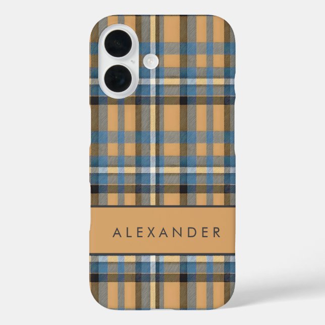 Eleganter Retro Checkered Case (Rückseite)