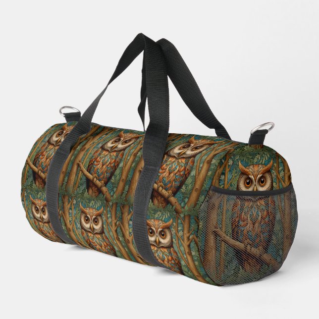 Eleganter Retrouschelwald Duffle Bag (Rechte Ecke)