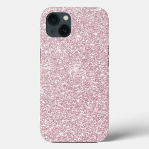 Eleganter, rosa abstrakter trendiger Glitzer C Case-Mate iPhone Hülle
