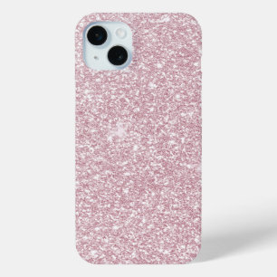 Eleganter, rosa abstrakter trendiger Glitzer Case-Mate iPhone Hülle