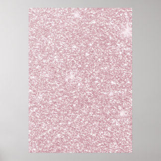 Eleganter, rosa abstrakter trendiger Glitzer Poster