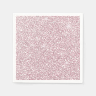 Eleganter, rosa abstrakter, trendiger Glitzer Serviette