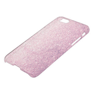 Eleganter rosa Glitter iPhone SE/8/7 Hülle
