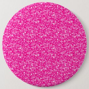 Eleganter rosa Glitzer Button