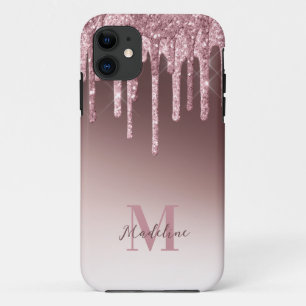 Eleganter Rosa-Glitzer Case-Mate iPhone Hülle