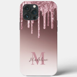 Eleganter Rosa-Glitzer Case-Mate iPhone Hülle