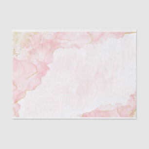 Eleganter Rosa-Glitzer-Marmor Seidenpapier