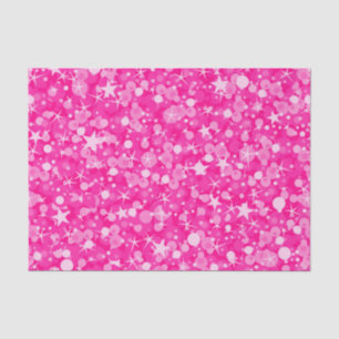 Eleganter rosa Glitzer Seidenpapier