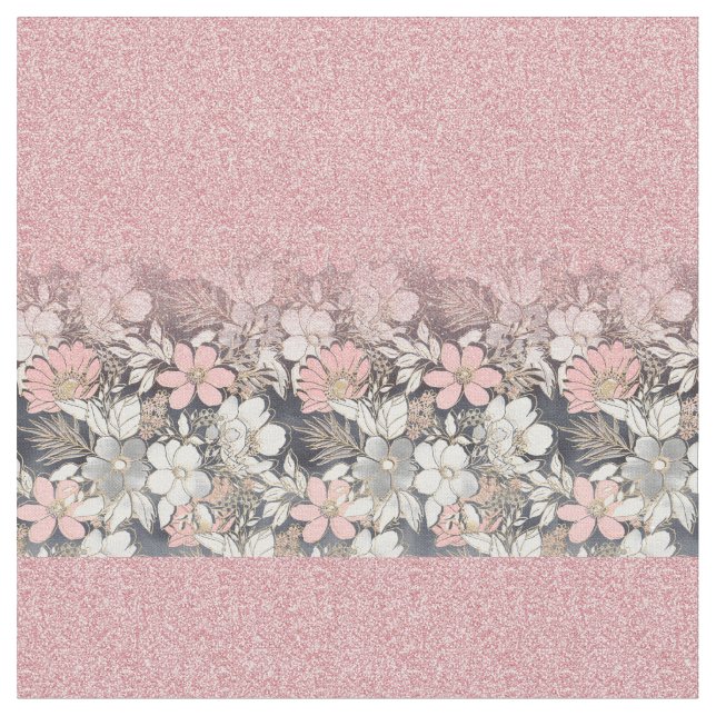 Eleganter Rosa Glitzer Stoff (Nahaufnahme)