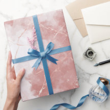 Eleganter Rosa-Gold-Blush-Schimmer-Abstrakt-Muster