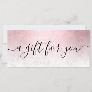 Eleganter rosa-goldfarbener Marmor-Makeup-Künstler