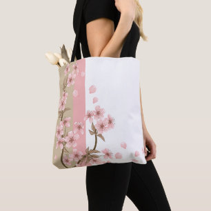 Eleganter rosa Kirschblütenzweig