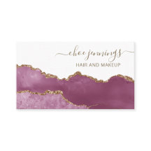 Eleganter rosa Marmorball Agate Loyalty Punch