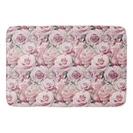 Eleganter rosa Maximalist Bath Mat Badematte