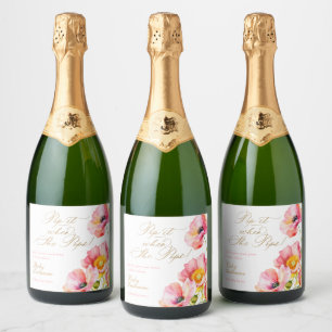 Eleganter rosa Pfirsichfarben Pop, wenn sie Pop